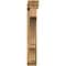 Ekena Millwork Balboa Traditional Rough Sawn Bracket w/ Offset Brace, Western Red Cedar, 6"W x 32"D x 40"H BKT0604X32X40BOA01RWR - alternate 2